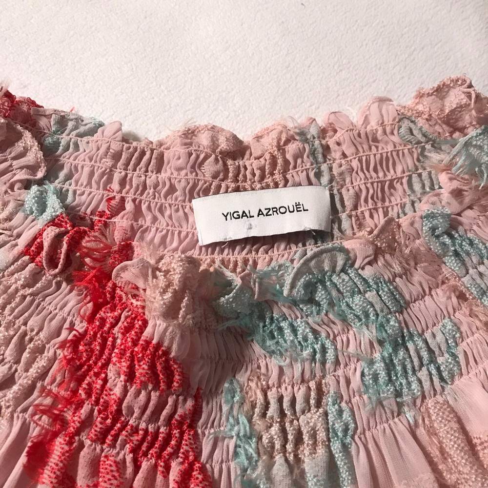 Yigal Azurouel Pink Long Sleeve Top